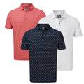 FootJoy Mens Smooth Weather Print Polo Shirt 